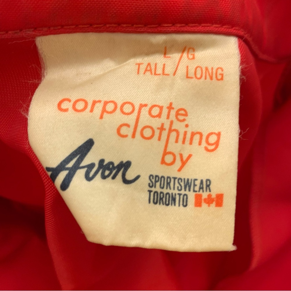 Vintage Avon Corporate Wear Large Windbreaker - Picture 2 of 9